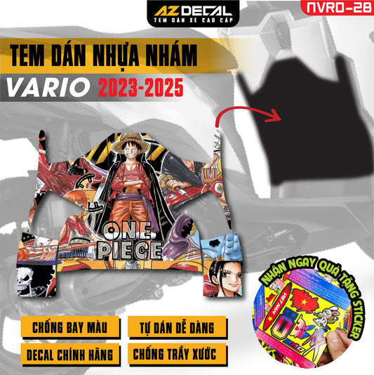 Tem nhựa nhám xe Vario - NVRO28