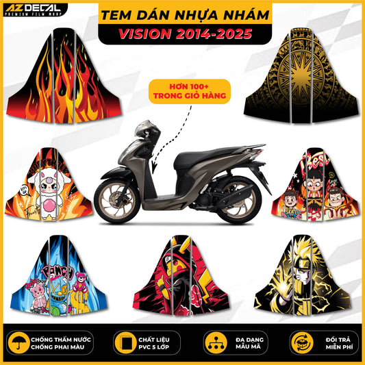 Tem nhựa nhám Vision 2014-2019 NVS1419-02