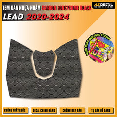 Tem Nhựa Nhám Carbon Honeycomb Black Lead