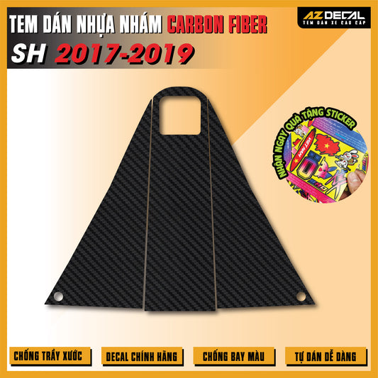 Tem Nhựa Nhám Carbon Fiber SH 2017-2019