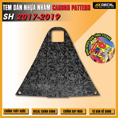Tem Nhựa Nhám Carbon Parttern SH 2017-2019