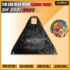Tem Nhựa Nhám Carbon Forged SH 350i
