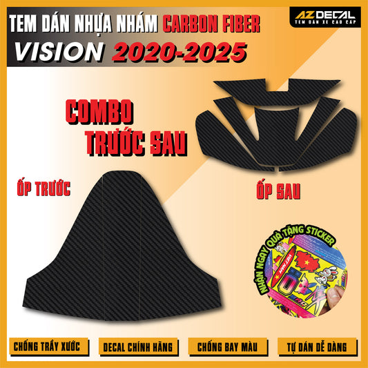 Tem Nhựa Nhám Carbon Fiber Vision 2020-2025