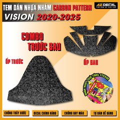 Tem Nhựa Nhám Carbon Pattern Vision 2020-2025