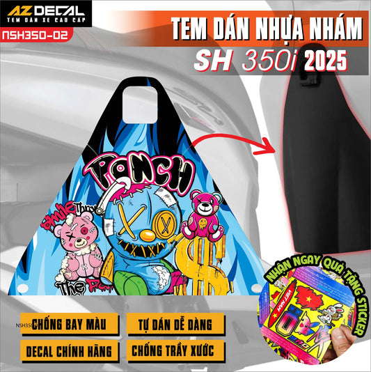 Tem nhựa nhám SH 350i NSH350-02