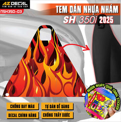 Tem nhựa nhám SH 350i NSH350-03