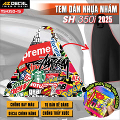 Tem nhựa nhám SH 350i NSH350-15