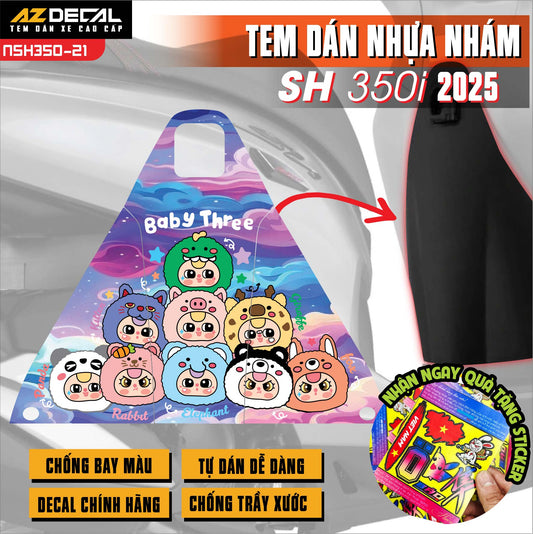 Tem nhựa nhám SH 350i NSH350-21
