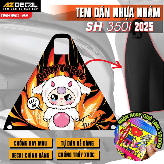 Tem nhựa nhám SH 350i NSH350-22