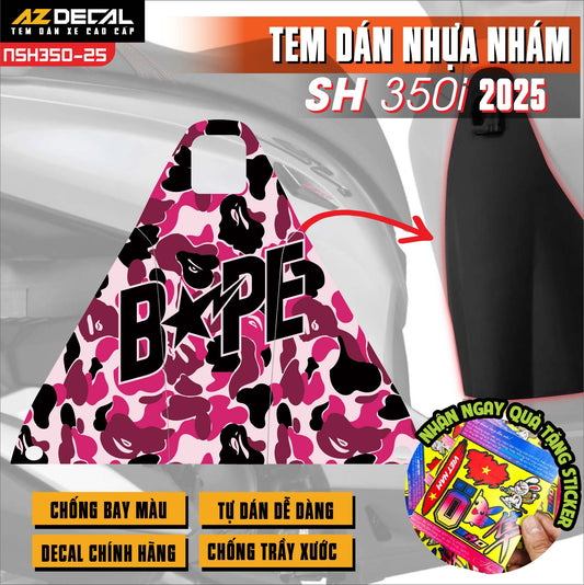 Tem nhựa nhám SH 350i NSH350-25