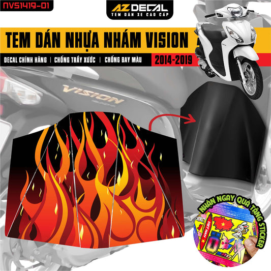 Tem nhựa nhám Vision 2014-2019 NVS1419-01
