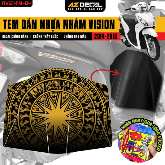 Tem nhựa nhám Vision 2014-2019 NVS1419-04