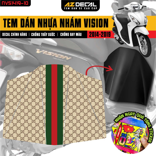 Tem nhựa nhám Vision 2014-2019 NVS1419-10