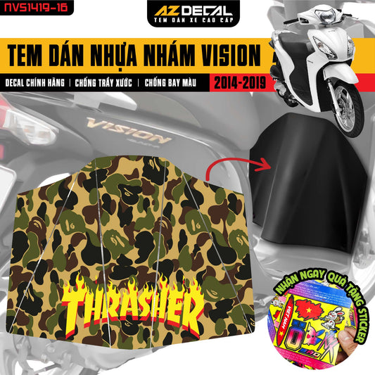 Tem nhựa nhám Vision 2014-2019 NVS1419-16