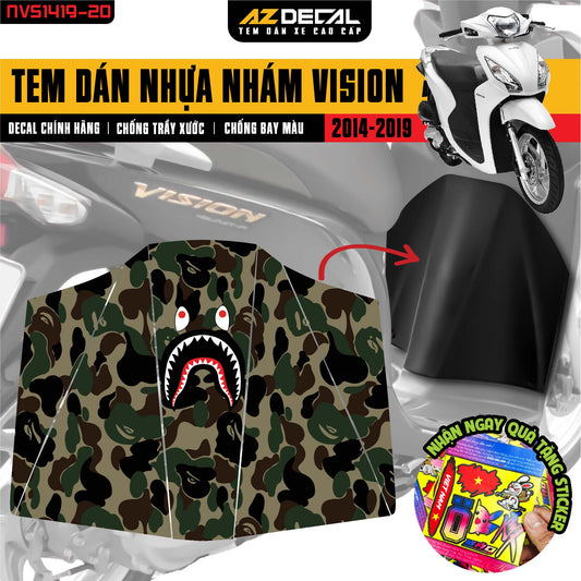 Tem nhựa nhám Vision 2014-2019 NVS1419-20