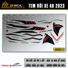 Tem Xe Air Blade 2023-2025 | AB2023-11 | Thiết Kế Cực Chất