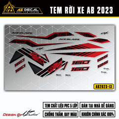 Tem Xe Air Blade 2023-2025 | AB2023-13 | Thiết Kế Mới Lạ