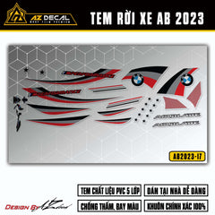 Tem Xe Air Blade 2023-2025 | AB2023-17 | Thiết Kế Performance