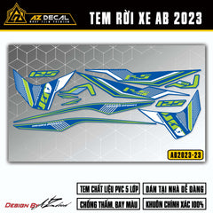 Tem Xe Air Blade 2023-2025 | AB2023-23 | Thiết Kế Năng Động
