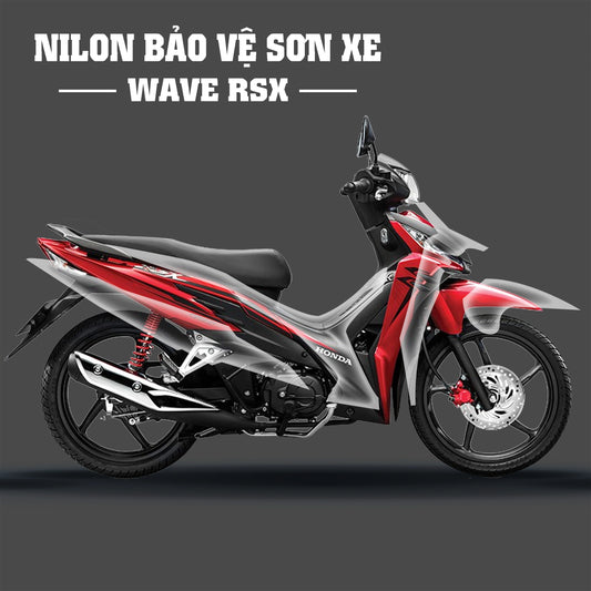 Dán keo xe Wave RSX nilon chống xước