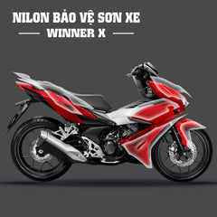 Dán nilon keo trong xe Honda Winner X chống xước