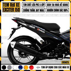 Tem Xe Ex 150 phong cách Monster Cận cảnh